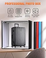 FOSITAN 32×32 Inch Bi-Color Dimmable Photo Light Box Kit — image 3