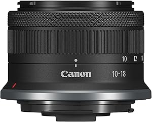 Canon RF-S10-18mm F4.5-6.3 IS STM Ultra-Wide-Angle Zoom Lens