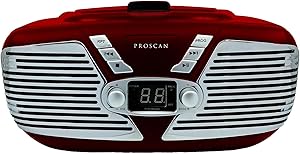 Sylvania SRCD211-RED Boombox