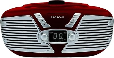 Sylvania SRCD211-RED Boombox