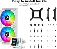 SAMA LD 240mm AIO Liquid CPU Cooler — image 6