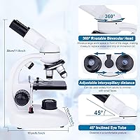 LAKWAR 40X-1000X Binocular Microscope — image 7