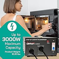 LiteFuze LT-3000UD Voltage Converter Transformer — image 5