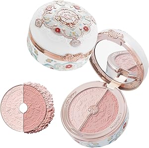 Flower Knows Butterfly Cloud Collar Rouge Box Highlighting & Blush Duo, 01 Rouge Snow Review