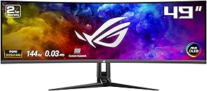 ASUS ROG Swift PG49WCD 49″ QD-OLED Monitor Review