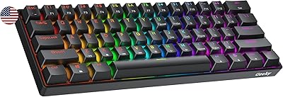 Geeky GK61 60% Mechanical Gaming Keyboard