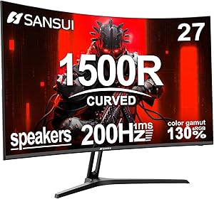 SANSUI 27-inch Curved Gaming Monitor ES-G27C1 Review