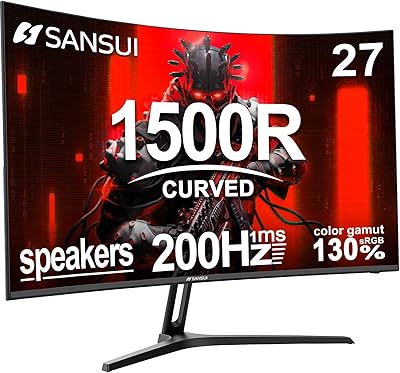 SANSUI 27-inch Curved Gaming Monitor ES-G27C1