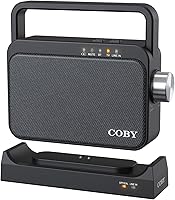 Coby CSTV130 Wireless Hearing Amplifier and TV Audio Speaker — image 1
