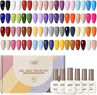 GAOY 42 Pcs Gel Nail Polish Kit — image 1