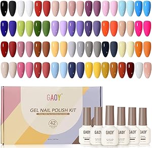 GAOY 42 Pcs Gel Nail Polish Kit Review