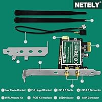 NETELY NET-AC8265 Dual Band Wireless-AC 1200Mbps PCIe WiFi Adapter with Bluetooth 4.2 — image 7
