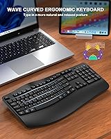 QUASIO Ergonomic Wireless Keyboard — image 2