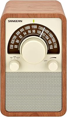 Sangean WR-15WL AM/FM Table Top Wooden Radio