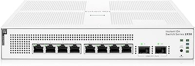 HPE Networking Instant On 1930 8-Port Gb PoE Switch