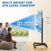 Rfiver Rolling TV Stand MT2006-X for 32-70 Inch TVs — image 3