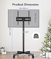 AX WABER Mobile TV Cart Stand for 23-60″ TVs — image 8