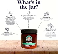 WHOLESOME HIPPY Calm Cream – Unscented Body Butter with Magnesium, Vitamin D3, Shea, Arnica & Turmeric – 4oz — image 2