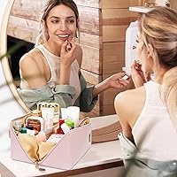 Personalized Initial Makeup Organizer Bag Set — image 7