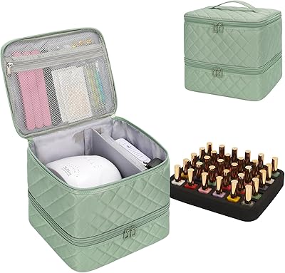 Ethereal Nail Polish Organizer Case Green
