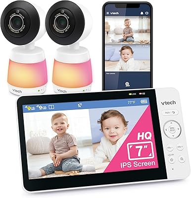 VTech Smart HQ Max Twin 2-Camera Baby Monitor