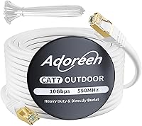 Adoreen Cat 7 Outdoor Ethernet Cable 300FT — image 1