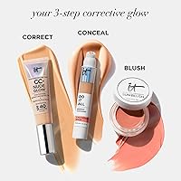 IT Cosmetics CC+ Nude Glow Foundation, Medium Coverage, SPF 40, 1.08 fl oz — image 9