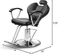 Shengyu Black Modern Recline Hydraulic Styling Barber Chair — image 2