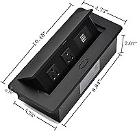 Kungfuking Pop Up Power Strip with Dual USB Ports — image 5