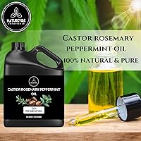 Naturevibe Botanicals Castor Oil with Rosemary and Peppermint Oil 32oz — image 7