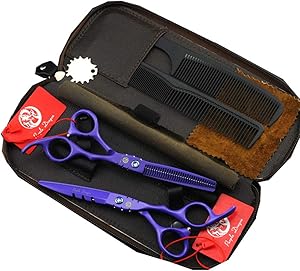 Purple Dragon 440C Hair Salon Cutting Shear Set