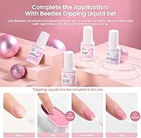 Beetles Pink Nude Dip Powder Nail Kit, Nude Paradise — image 7