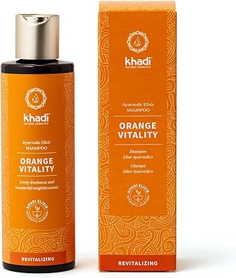Khadi Orange Vitality Ayurvedic Shampoo 6.7oz