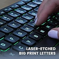 Perixx PERIBOARD-333RGB Wired Backlit USB Keyboard — image 3