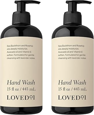 Loved01 Hand Wash, John Legend Skincare, Lavender, 2-Pack (15 oz each)