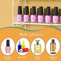 FEMELI 21 * 21 Inch Nail Polish Wall Rack — image 6