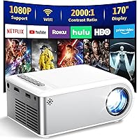 DZA Mini Projector with WiFi and Bluetooth — image 1