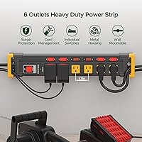 Green Box Innovations 6 Outlet Heavy Duty Power Strip — image 4