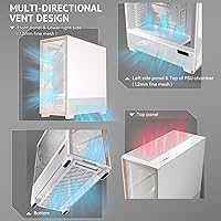 Antec Flux Pro White Full-Tower PC Case — image 4