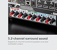 Denon AVR-S670H 5.2 Ch Home Theater Receiver — image 3