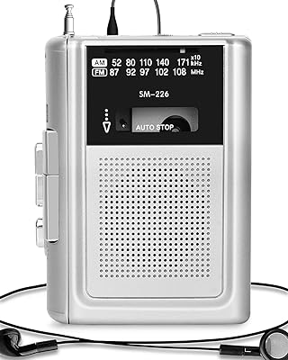 SEMIER Portable Cassette Player Recorder
