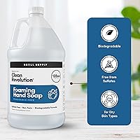 Clean Revolution Foaming Hand Soap Refill, 128 Fl Oz, Fragrance Free — image 4