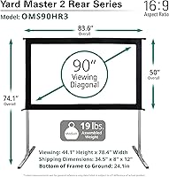 Elite Screens Yard Master 2 90-inch Projector Screen — image 3
