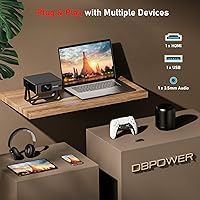 DBPOWER N5 Smart Mini Projector — image 9
