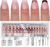 SXC Cosmetics French Tip Press On Nails XS Square ST113KIT — image 1