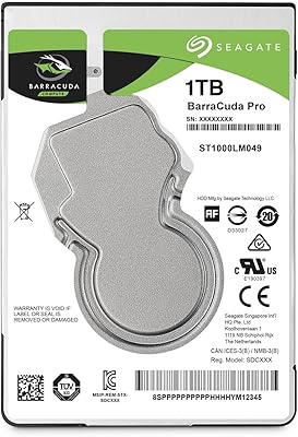 Seagate BarraCuda Pro 1TB 7200RPM Internal Hard Drive