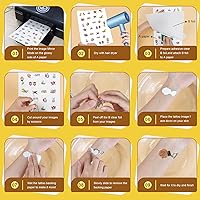 MECOLOUR Printable Temporary Tattoo Paper - 8.5″x11″, 20 Sets — image 5