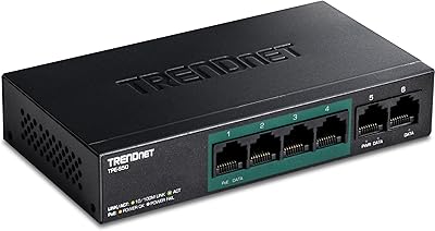 TRENDnet TPE-S50 6-Port PoE+ Switch