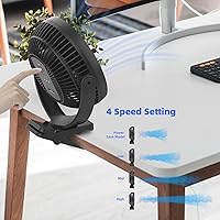 ATEngeus TF-29B 8-Inch USB Desk Fan — image 2