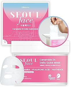 DERMAL Seoul Face Ceramide 3X Daily Quick Mask 36 Sheets Review
